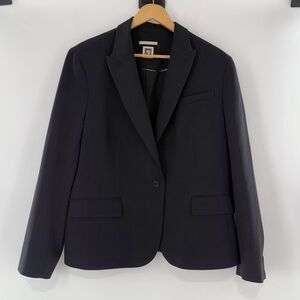 Anne Klein The Executive Collection Black Blazer Jacket Women’s Size medium